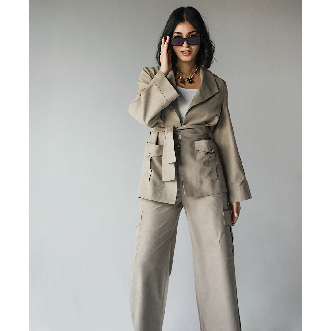 Co-Ord Set & Sheer Jacket