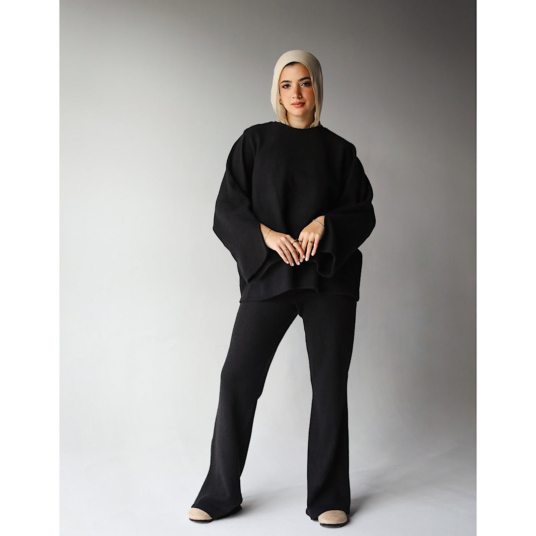 ASYMMETRICAL LACE HEM CO-ORD main image 1