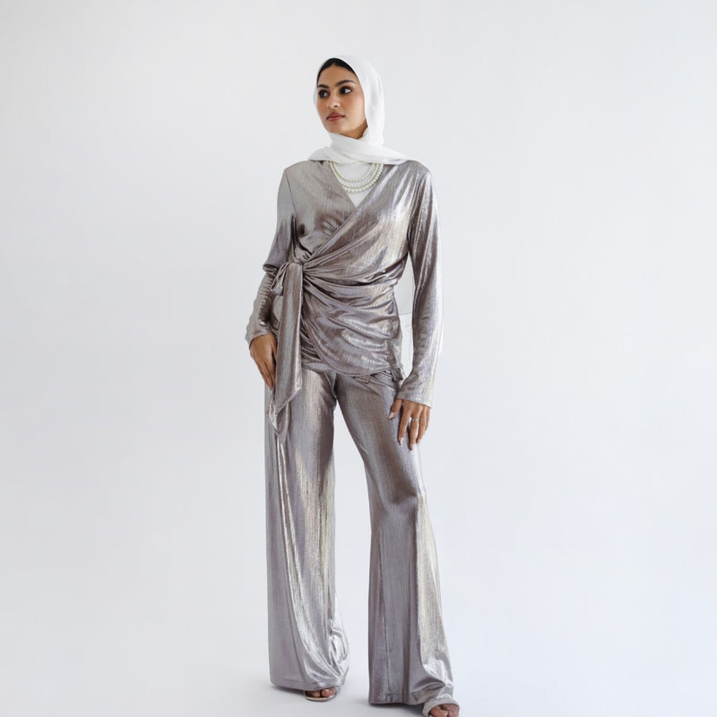 Two tone metallic set
