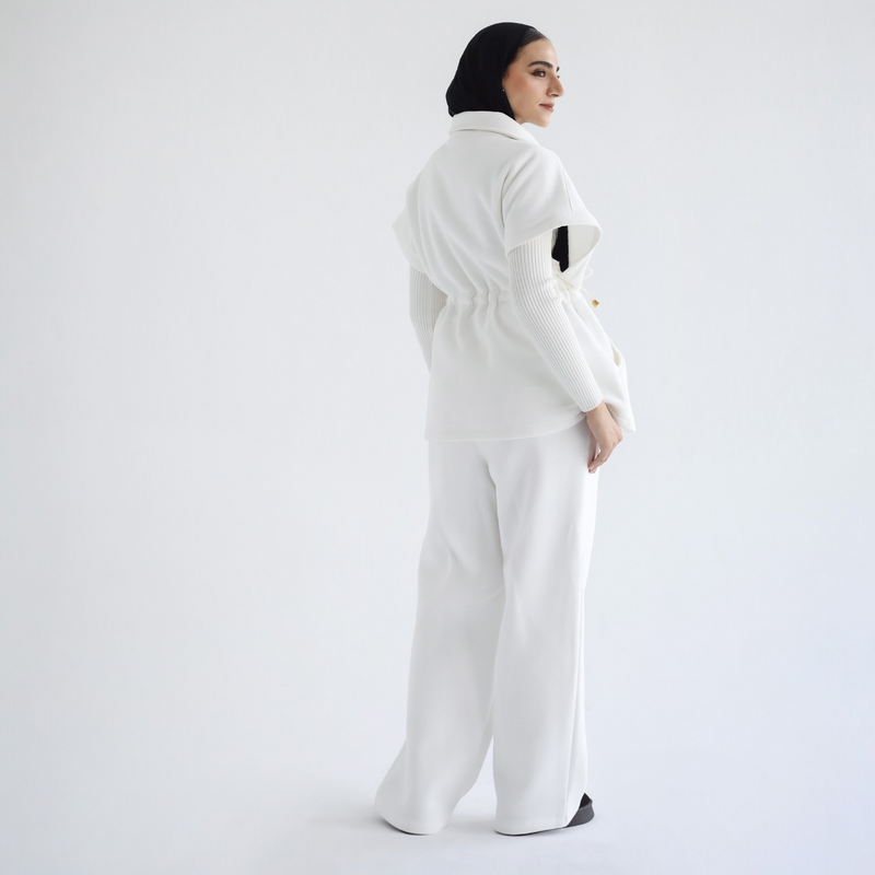 Melton vest & pants set