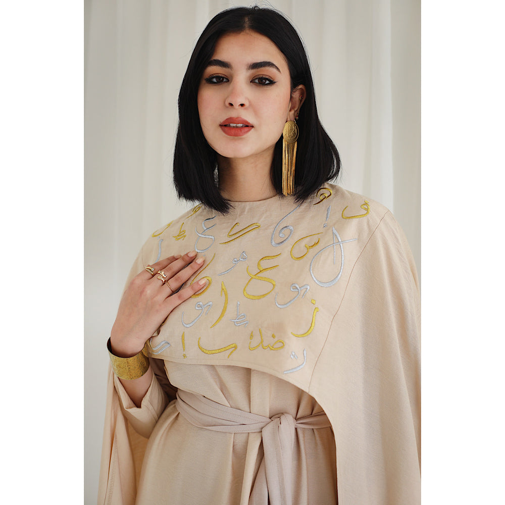 Embroidered cape dress kaftan The Gallery Embroidered cape dress kaftan The Gallery