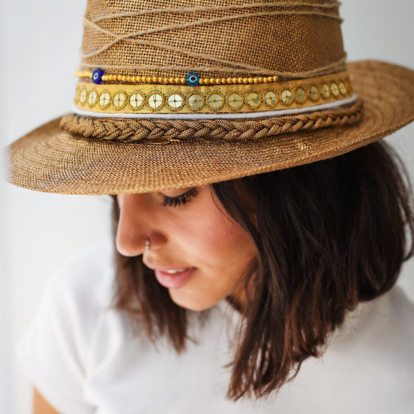 Boho cowgirl sunhat