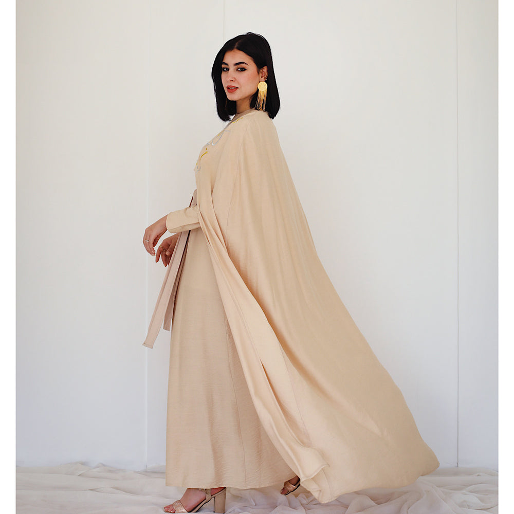 Embroidered cape dress kaftan – The Gallery