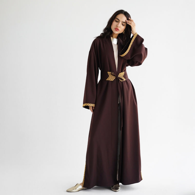 Moroccan belted waist kaftan