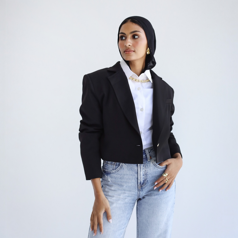 Black blazer & vest