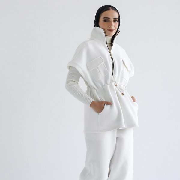 Melton vest & pants set