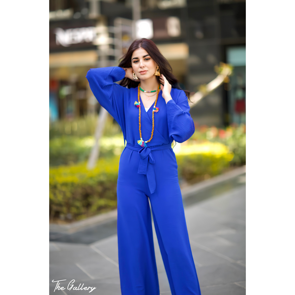 Double breasted wide sleeve Jumpsuit