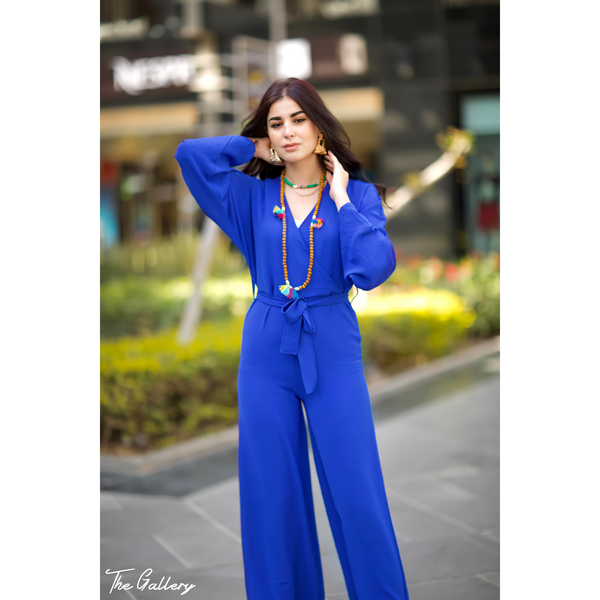 Crop jumpsuit top with sleeves
