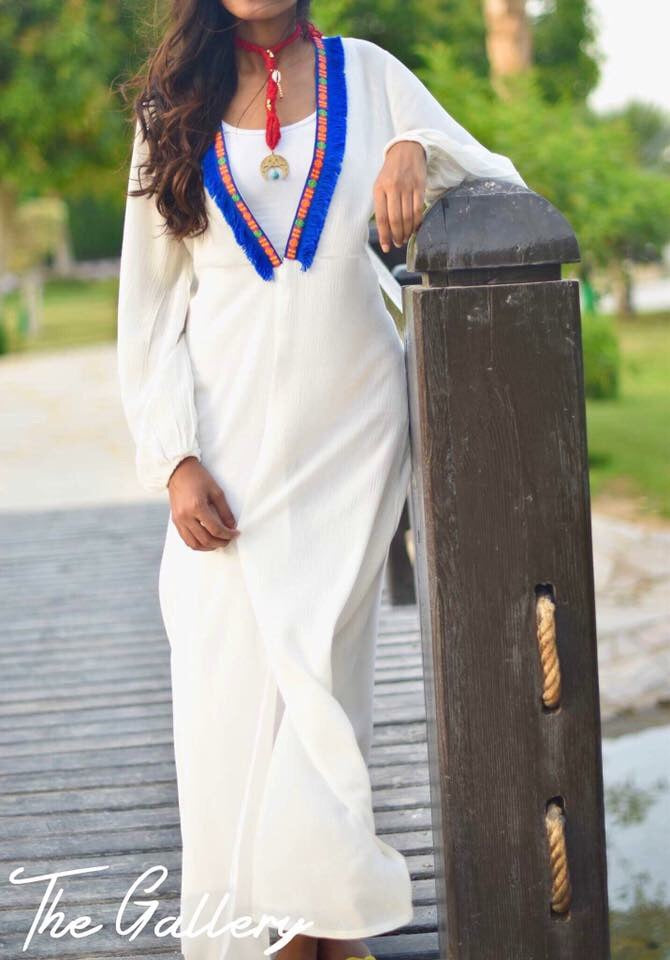 White indian koresha dress